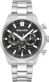 Police Horloges Rangy Horloge met Roestvrij Staal Metalen Armband PEWJK0021001, Zilver