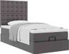 Prolenta Maison Exclusive - Ottoman bed met matras, grijs, 80x200 cm, kunstleer