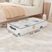 Merkloos Opbergdoos onder het bed - Blauw-wit - 60 x 40 x 20 cm