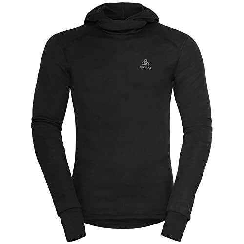 ODLO Heren Bl Top met gezichtsmasker L/S Active Warm Eco T-Shirt - 7613361776274