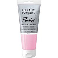 Lefranc Bourgeois 300609 Flashe acryl- en vinylverf, lichtecht, dekkend en bestand tegen veroudering - 80ml Tube, Rose