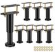 8 pièces Pieds de support de lit réglables 12-18 cm