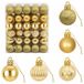 vidaXL Kerstballenset - 150 st - Goud - 3 cm - Polystyreen