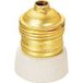 Lebenoid Socket E27 047111 Brass With Collar Porcelain Ø40 mm