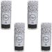 Decoris Kralenslinger - 4x - wit - 10 meter - kunststof - glans