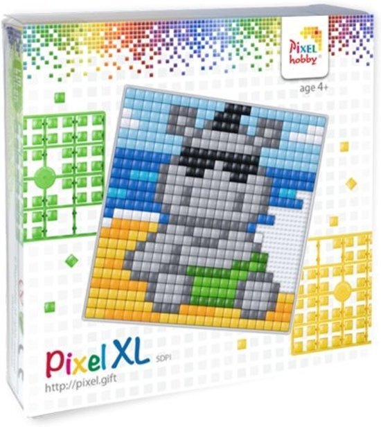 PIXELHOBBY Pixel XL set - nijlpaard 41006