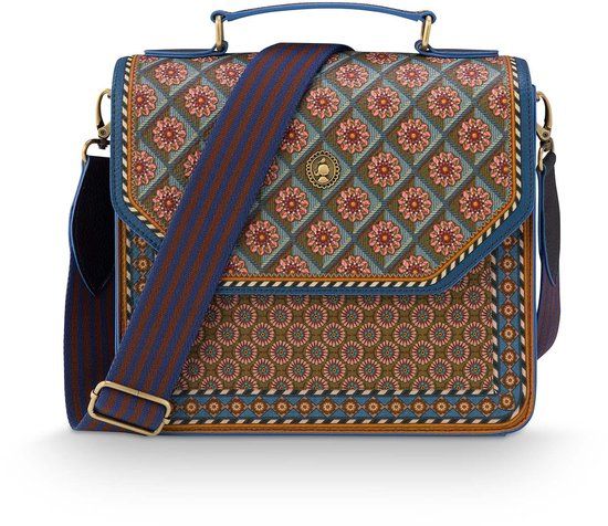 Pip Studio Frances Crossbody Tas Dames Imani Blauw