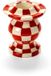 Serax Wouters & Hendrix Les Objets Mouleversants bougeoir N°2 6x6cm H7cm rouge / blanc