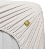 Beddinghouse Percale Katoen Topper Hoeslaken 90x210 cm Gebroken Wit