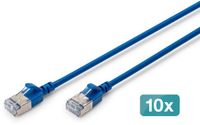 Digitus DK-1632-A-005S-B-10 netwerkkabel Blauw 0,5 m Cat6a F/FTP (FFTP)