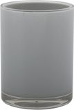 MSV MANIHI Tandenborstelhouder – Borstelhouder Tumbler Badkamer – Badkamer Accessoires Set – Grijs – 7 x 9,5 cm