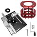 Affleureuse de table - Course de levage 51 mm - Pour fraises 64-66 mm - Avec plaque d'insertion
