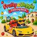 Fruity & Veggie Coloring Book: 50 cute coloring pages
