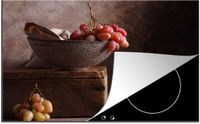 Merkloos KitchenYeah® Inductie beschermer 81.6x52.7 cm - Rustiek - Druiven - Inductiebeschermer