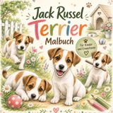 Jack Russel Terrier Malbuch: Liebevolle und realistische Motive zum Ausmalen für Kinder und Erwachsene – Entspannung, Kreativität und Malspaß