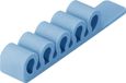 Organisateur de câbles en silicone - Bleu KP36459