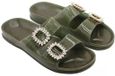 Cacatoes Cacatoès Damessandalen Anjo Glitter Donker Kaki Maat 40
