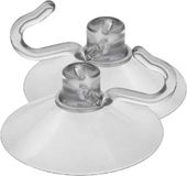 Merkloos / Sans marque Vkf Renzel B.V. Zuignap met haak van kunststof 5 cm - 6 stuks