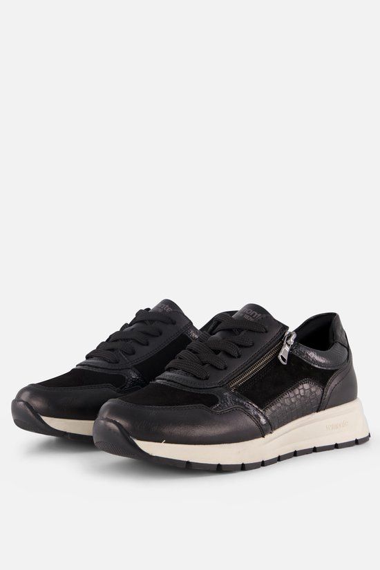 Remonte Lage Sneakers D2G05-02 Zwart Synthetisch
