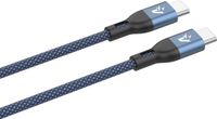 Vultech CS-NCC12BL USB-kabel USB 2.0 1,2 m USB C Blauw