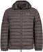 Armani Exchange Essential herenjack met lange mouwen, gewatteerde zijbelettering logo, donkergrijs (Dark Gull Gray), XXL