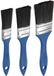 FX Tools Set de pinceaux plats - set de 3x pièces - 25/38/50 mm pour peinture à base d'eau et d'huile