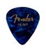 Fender Premium celluloid 351 vorm plectrums, zware, blauwe moto, 12 stuks