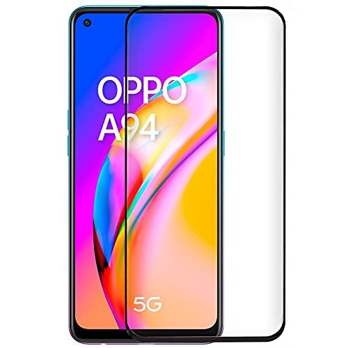 COOL SMARTPHONES & TABLETS ACCESSORIES Displaybescherming van gehard glas voor Oppo A94 5G / Reno 5Z (Full 3D, Zwart)