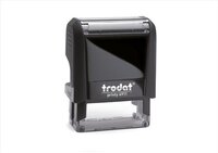 Trodat Printy 4911 Tekststempel - Zwart - 38x14mm