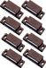 AMIG Magneetsnapper/Deurmagneet - 8 Stuks - Bruin