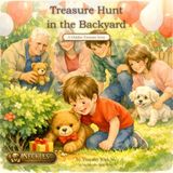 Treasure Neckles the Bear Treasure Hunt in the Backyard