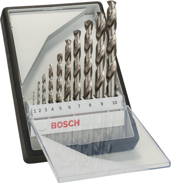 Bosch 10-delige Robust Line metaalborenset HSS-G, 135°
