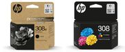 HP 308e cartouches d'encre, noir et couleur, pour Envy 6122e/6532e/6520e