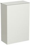 Rossignol Pro Rossignol Prullenbak 10 liter Wandmontage Deksel Wit Plastic Rond