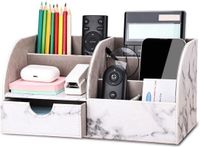 OEM Kantoorbenodigdheden, kantoorset (halfglanzend grijs, marmerlook)
