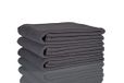 Glart 3 stuks Oeko Tex fleecedekens, antraciet, 130 x 160 cm