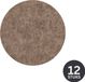 Zic-Zac Truman Onderzetter, dia 9,5 cm - set/12, coffee