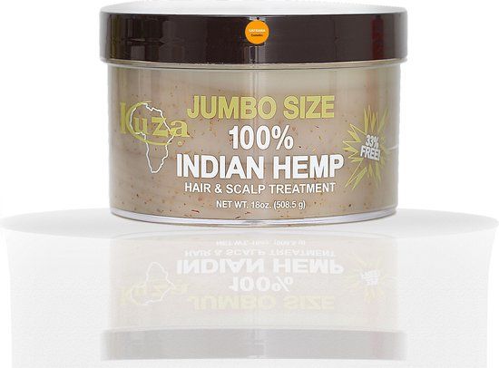 Merkloos / Sans marque Kuza Indian Hemp Haar- en Hoofdhuidbehandeling 113g
