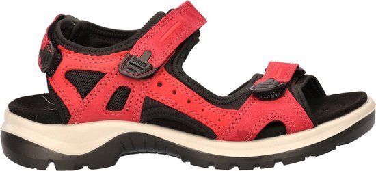 Ecco Offroad Atmos dames sandaal - Zwart rood - Maat 41