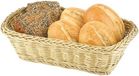 Assheuer + Pott Buffetmand "economic", rechthoekig, 23x17xh8 cm, beige, set van 2 stuks