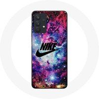 Nike Etui voor Samsung Galaxy A32 5G Nike Logo gekleurde ruimte Maniacase