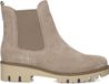 Gabor 051 Chelsea Boots Dames Beige Suède Maat 40