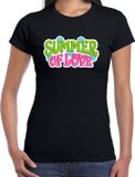 Bellatio Decorations Shoppartners Bv Jaren 60 Flower Power Summer Of Love verkleed shirt zwart dames - Sixties/jaren 60 kleding XL