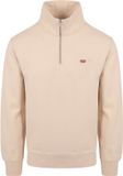 Levi's Sweater Half Zip Ecru - Maat XXL - Heren