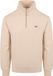 Levi's Sweater Half Zip Ecru - Maat XXL - Heren