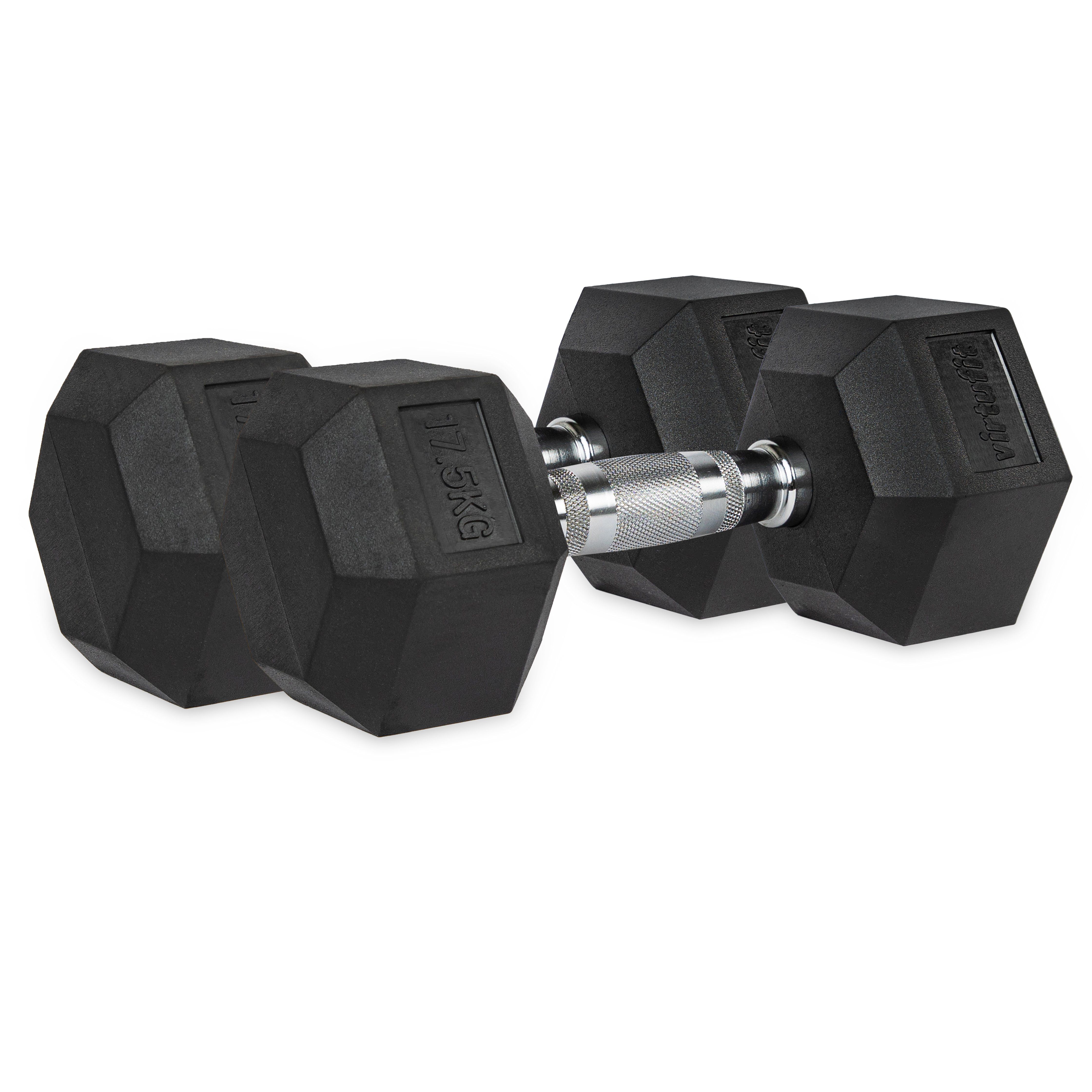VirtuFit Hexa Dumbbell Pro Set - 2 x 17,5 kg