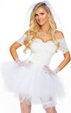 Leg Avenue Blushing Bride Kostuum - S/M