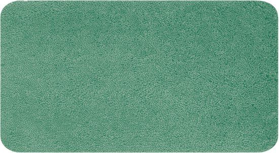 Spirella Badmat - Antislip Badkamermat van Microvezel - Zachte Badmatten met 40 mm Pool voor Douche en Bad - Groen