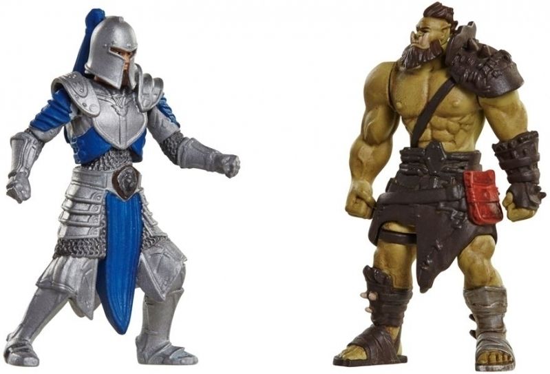 Jakks Pacific Warcraft Mini Figures - Alliance Soldier vs Horde Warrior - 0039897962559
