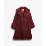 Superdry Lange Damesjas Afghan